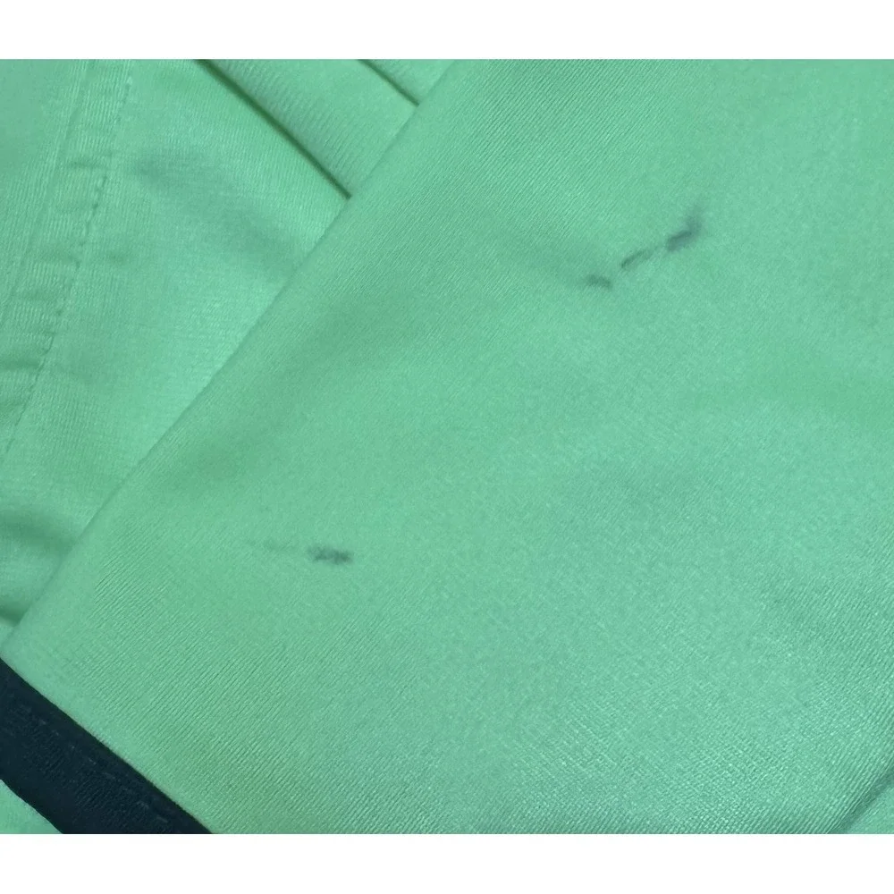 Under Armour‎ Track Jacket Boys Size 6. Neon Green Blue Sleeves Full zip